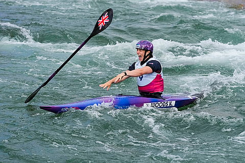2024 Paris Olympics  women's kayak: 
 Kimberley Woods of Britain 